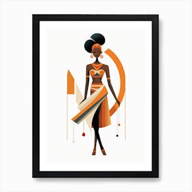 Colors of the African Tribe Art Print