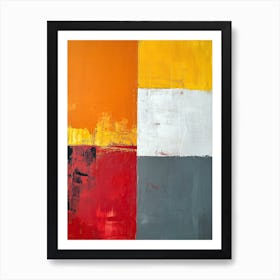 Abstract Geometric Painting Art Print