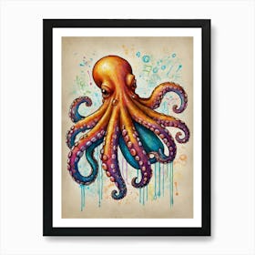 Octopus 2 Art Print