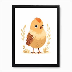 Baby Animal Illustration  Bird 10 Art Print