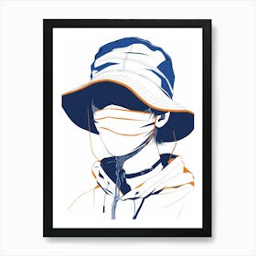 Face Mask 1 Art Print