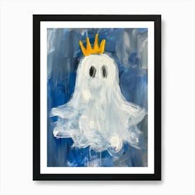 Ghost In A Crown 1 Art Print