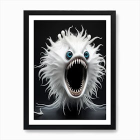 Monster Head Art Print