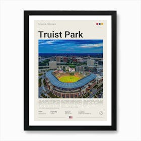 Baseball - Atlanta Braves - Truist Field 1 Art Print