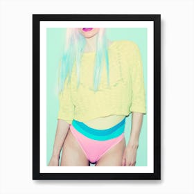 Pastel Bomb Art Print