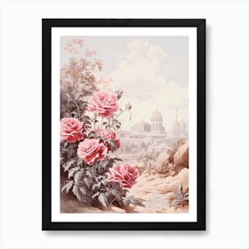 Rose Victorian Style 3 Art Print