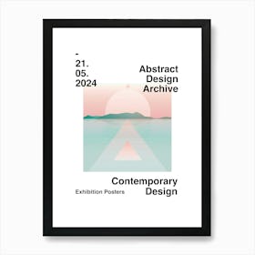 Abstract Design Archive Poster 12 Art Print