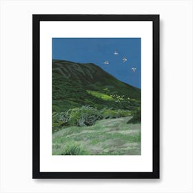 Under A Blue Sky 1 Art Print