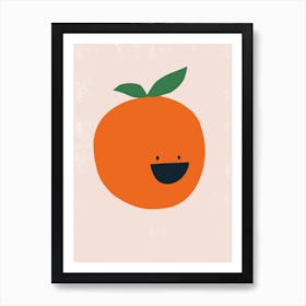 Orange Kitchen Art Print