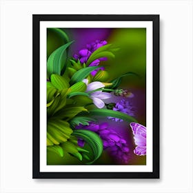 Beautiful Flowers Art Print