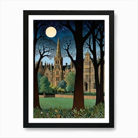 william morris Oxford College Art Print