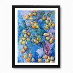 Golden Berry 2 Classic Fruit Art Print