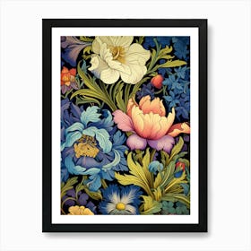 Floral Wallpaper 76 Art Print