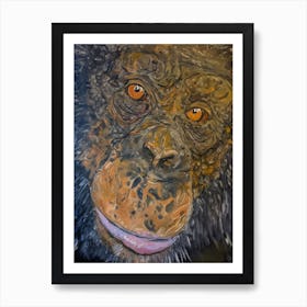 Chimp Art Print