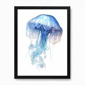 Portuguese Man Of War Jellyfish 4 Art Print