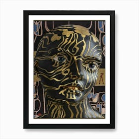 Egyptian Head Art Print