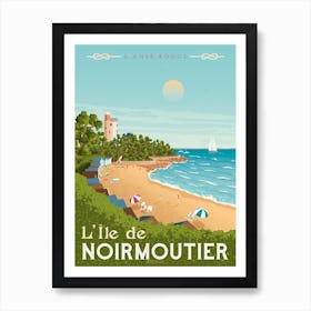 Noirmoutier France Art Print