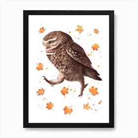 Autumn Owl Art Print