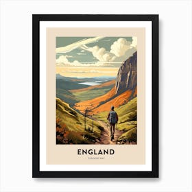 Pennine Way England 3 Vintage Hiking Travel Poster Art Print