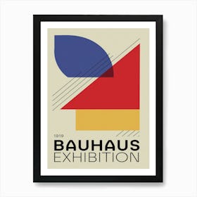 Bauhaus Exhibition 1919 art print Art Print