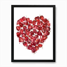 Bloody Heart Art Print