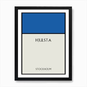 Hjulsta Stockholm Sweden Art Print