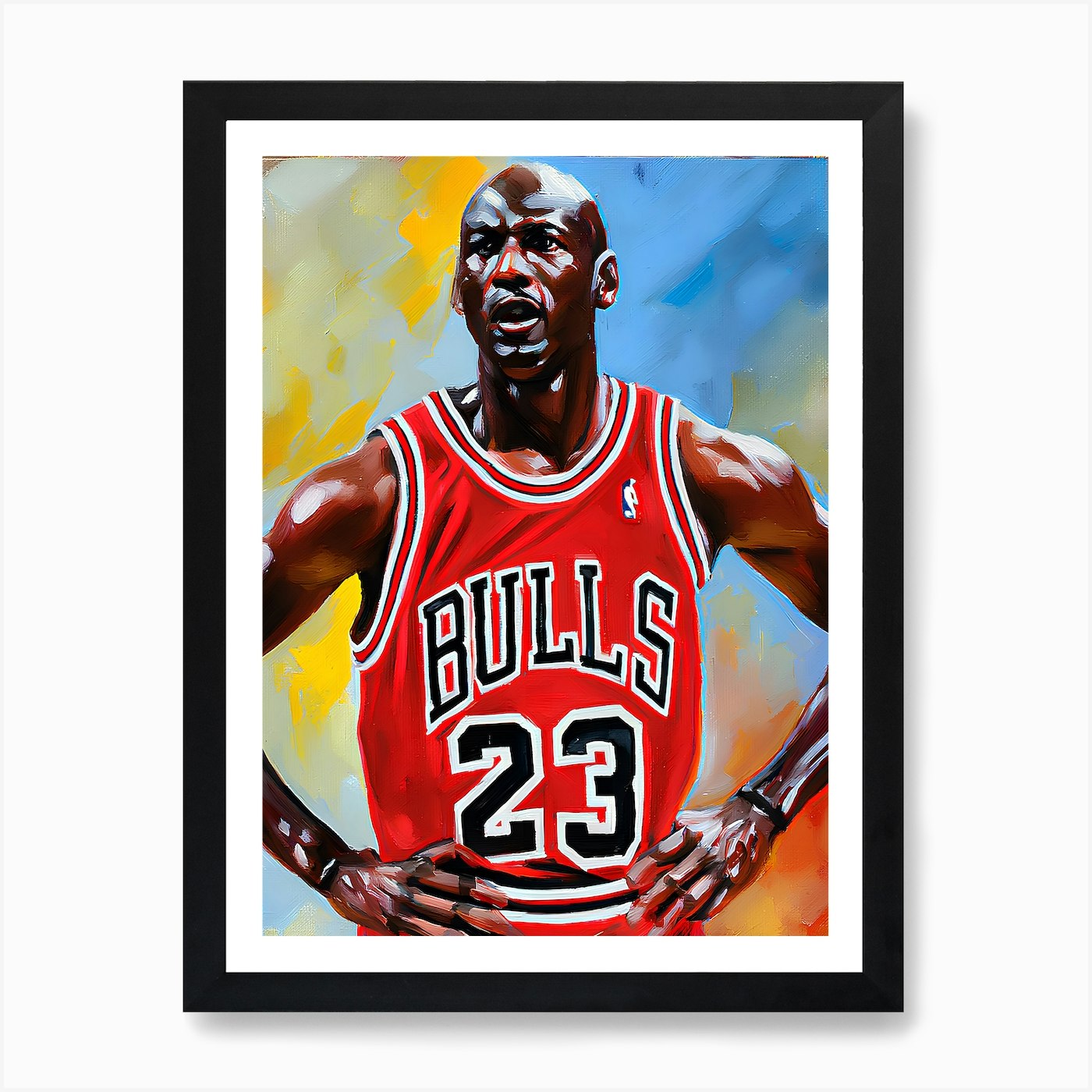 Michael Jordan & Kobe Bryant fine art limited edition painting