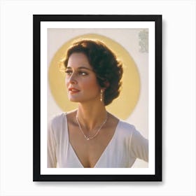 Debra Winger Retro Collage Movies Art Print