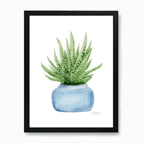 Aloe vera plant. Green plant. Beautiful plant. Thorns plant. Aloe vera flowers.19 Art Print