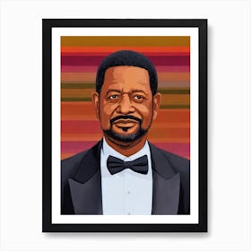 Forest Whitaker Illustration Movies Art Print