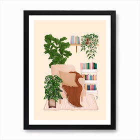 Reading Nook 2 Art Print