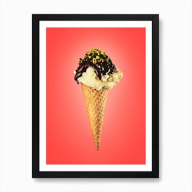 I Love Vanilla Icecream Art Print