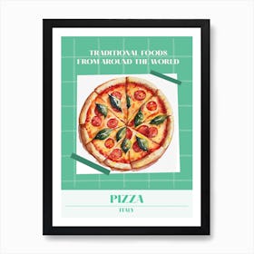 Pizza Italy 3 Foods Of The World Art Print