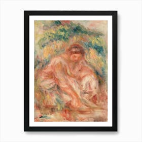 Sketch Of A Woman (1916), Pierre Auguste Renoir Art Print