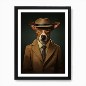 Gangster Dog Basenji Dog 3 Affiche