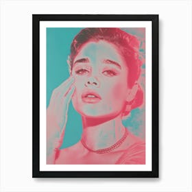 'Lady In Pink' Art Print