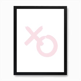 Pink Xo Art Print