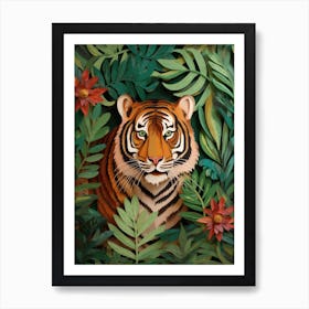 Tiger In The Jungle 22 Art Print