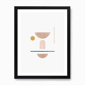 Abstract Geometric 2 Art Print