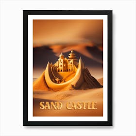 Sand Castle Art Print