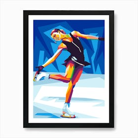 figure skating Art Print