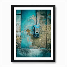 Cuban Payphone Art Print