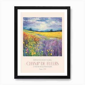 Champ De Fleurs, Floral Art Exhibition 37 Poster