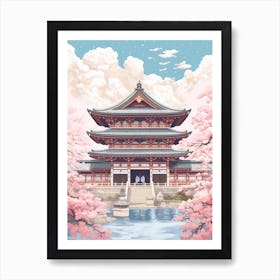 The Todai Ji Temple Nara Japan Art Print