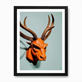 Deer Head 29 Art Print