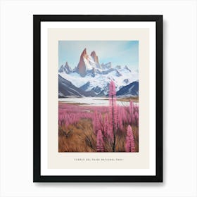 Dreamy Winter National Park Poster  Torres Del Paine National Park Argentina 4 Art Print