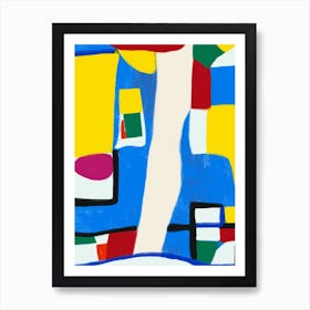 Abstract town map Art Print