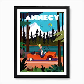 Annecy Poster Art Print