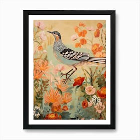 Roadrunner 1 Detailed Bird Painting Art Print