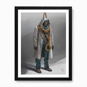 Man With A Rope Art Print